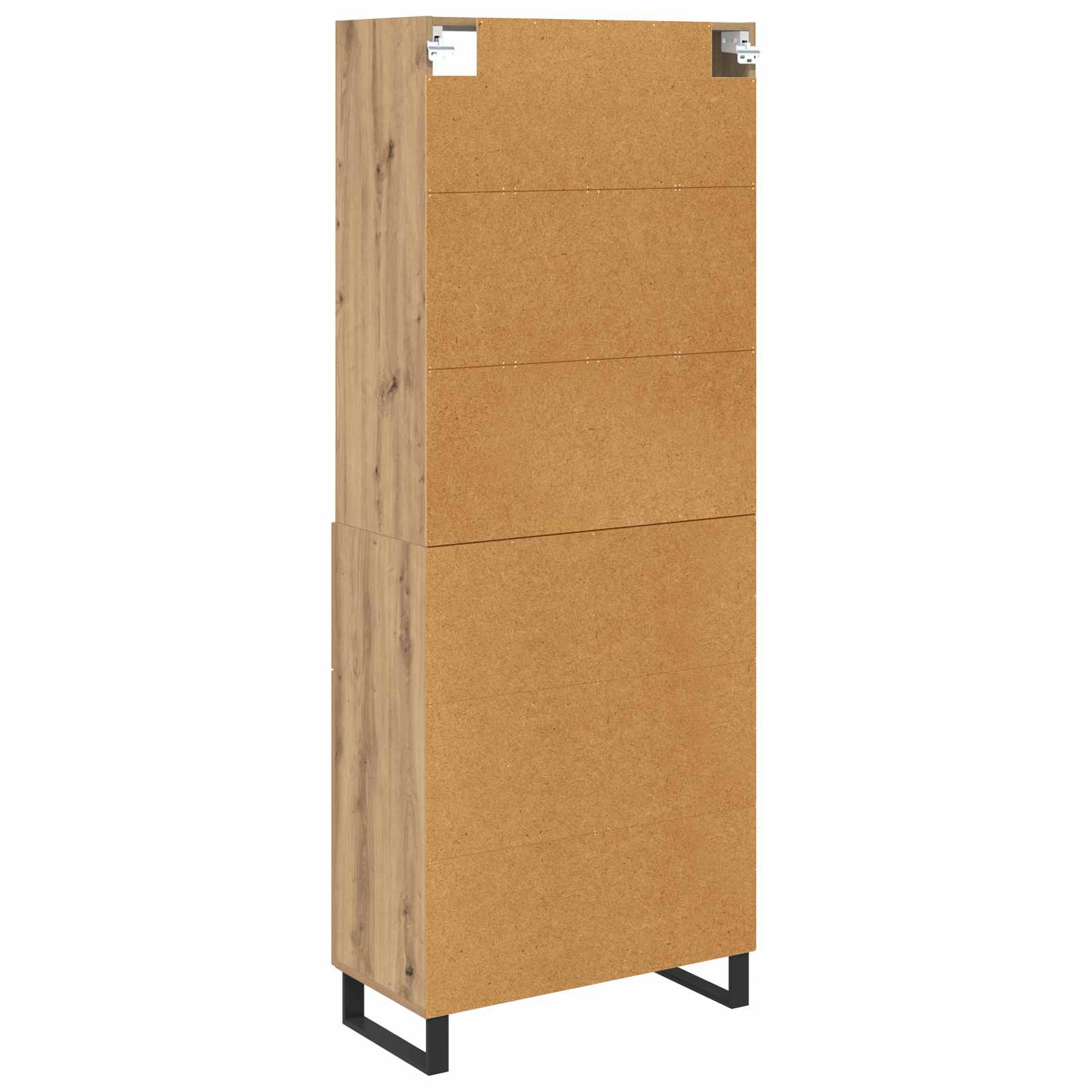 Highboard s ladicama 2 pcs Umjetnički hrast Konstruirano drvo