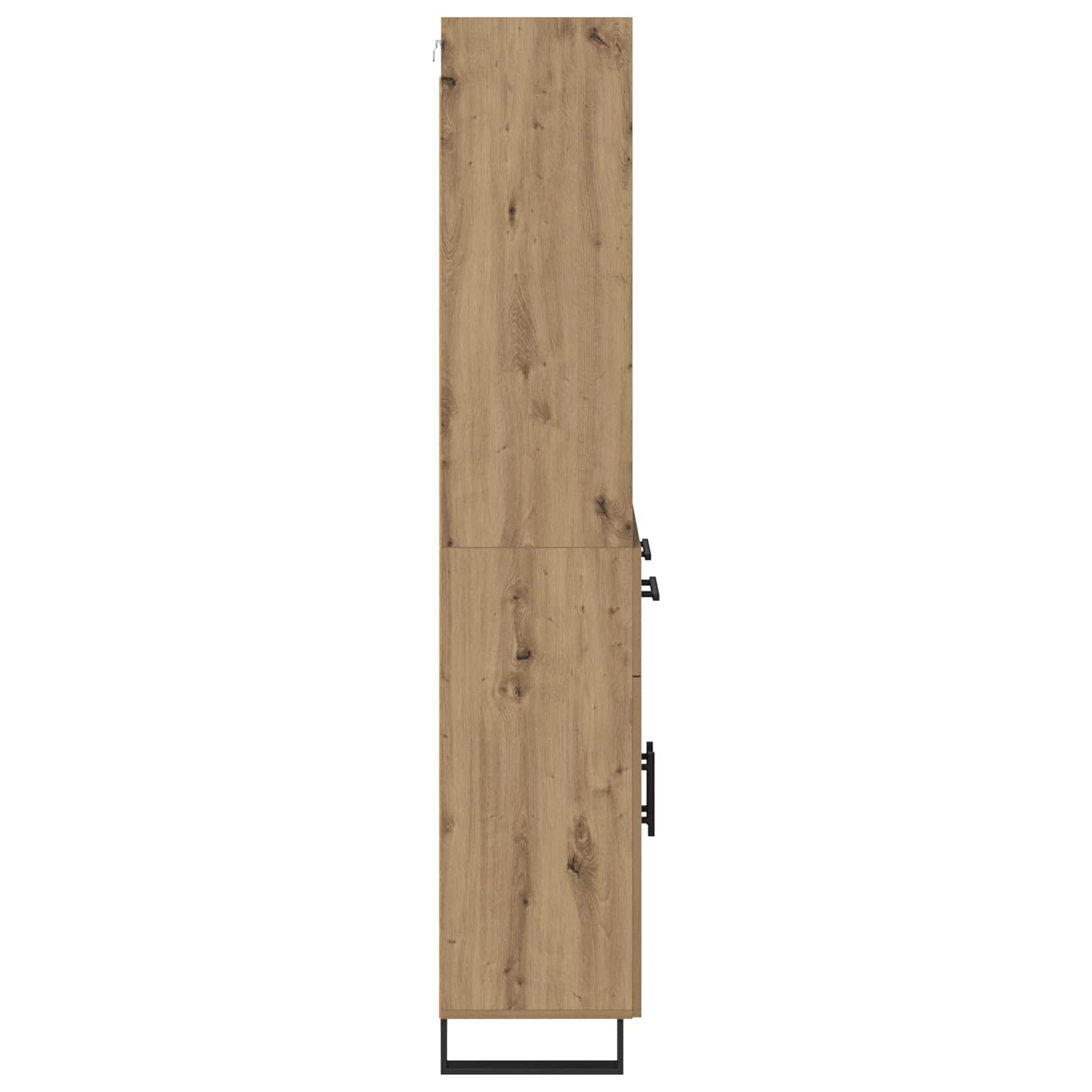 Highboard s ladicama 2 pcs Umjetnički hrast Konstruirano drvo