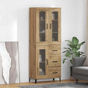 Highboard Umjetnički hrast 69,5 x 34 x 180 cm Konstruirano drvo