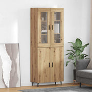 Highboard 2 kom. Umjetnički hrast 69,5 x 34 x 180 cm