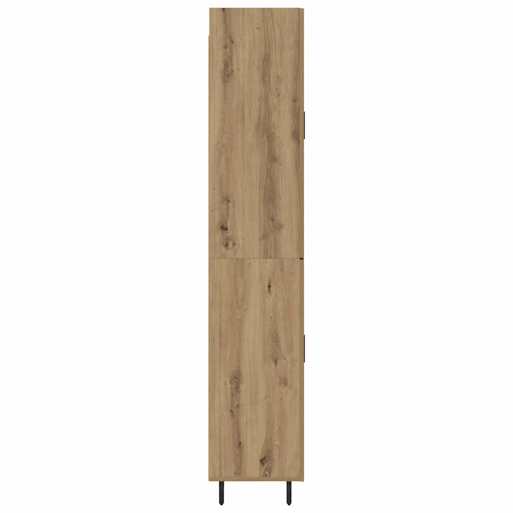 Highboard 2 kom. Umjetnički hrast 69,5 x 34 x 180 cm