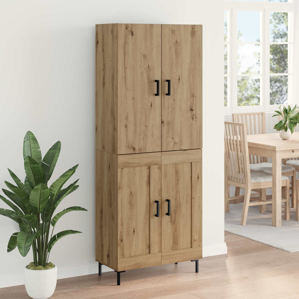 Highboard Umjetnički hrast 69,5 x 34 x 180 cm Konstruirano drvo