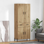Highboard Umjetnički hrast 69,5 x 34 x 180 cm Konstruirano drvo