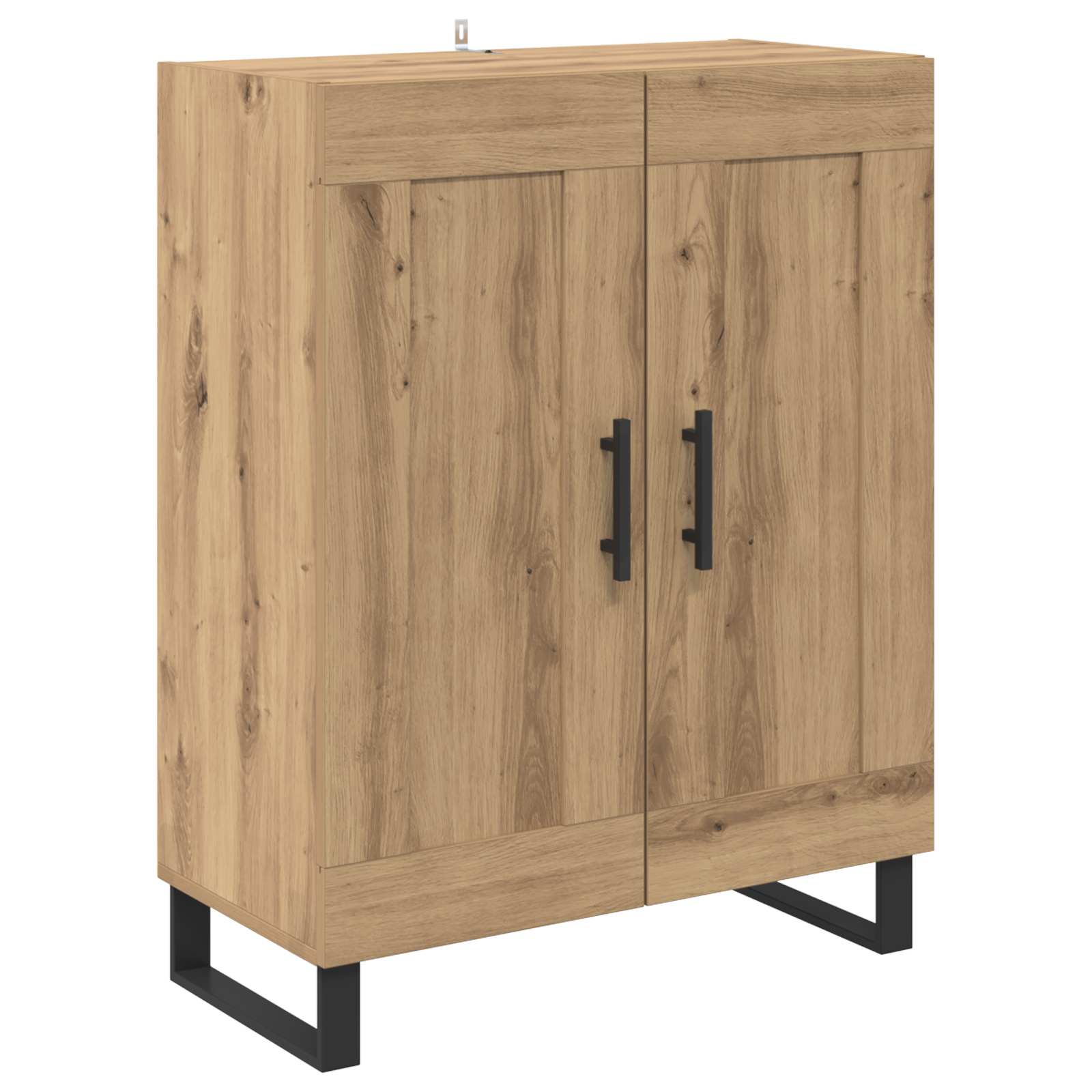 Highboard 2 pcs Umjetnički hrast Konstruirano drvo