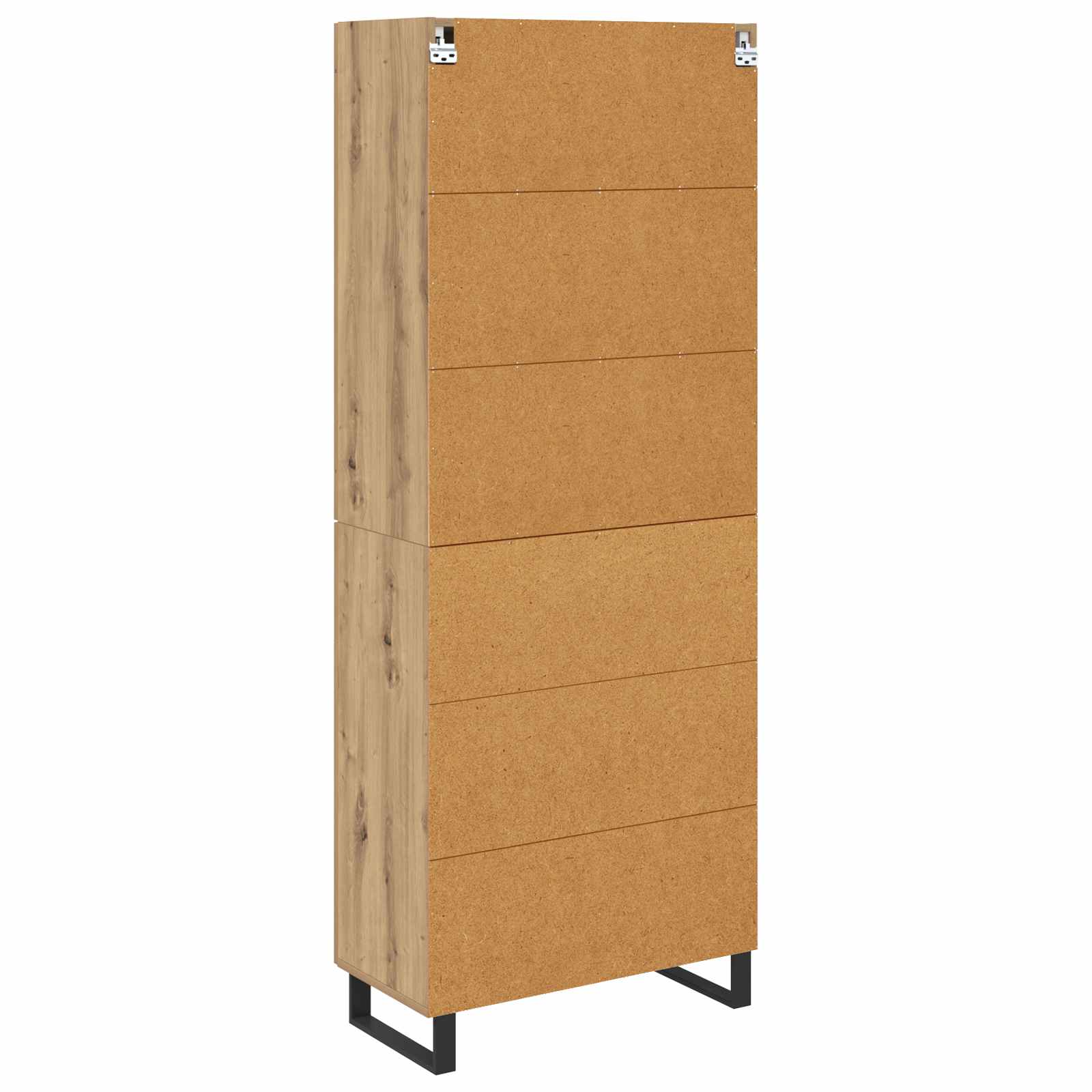 Highboard 2 pcs Umjetnički hrast Konstruirano drvo