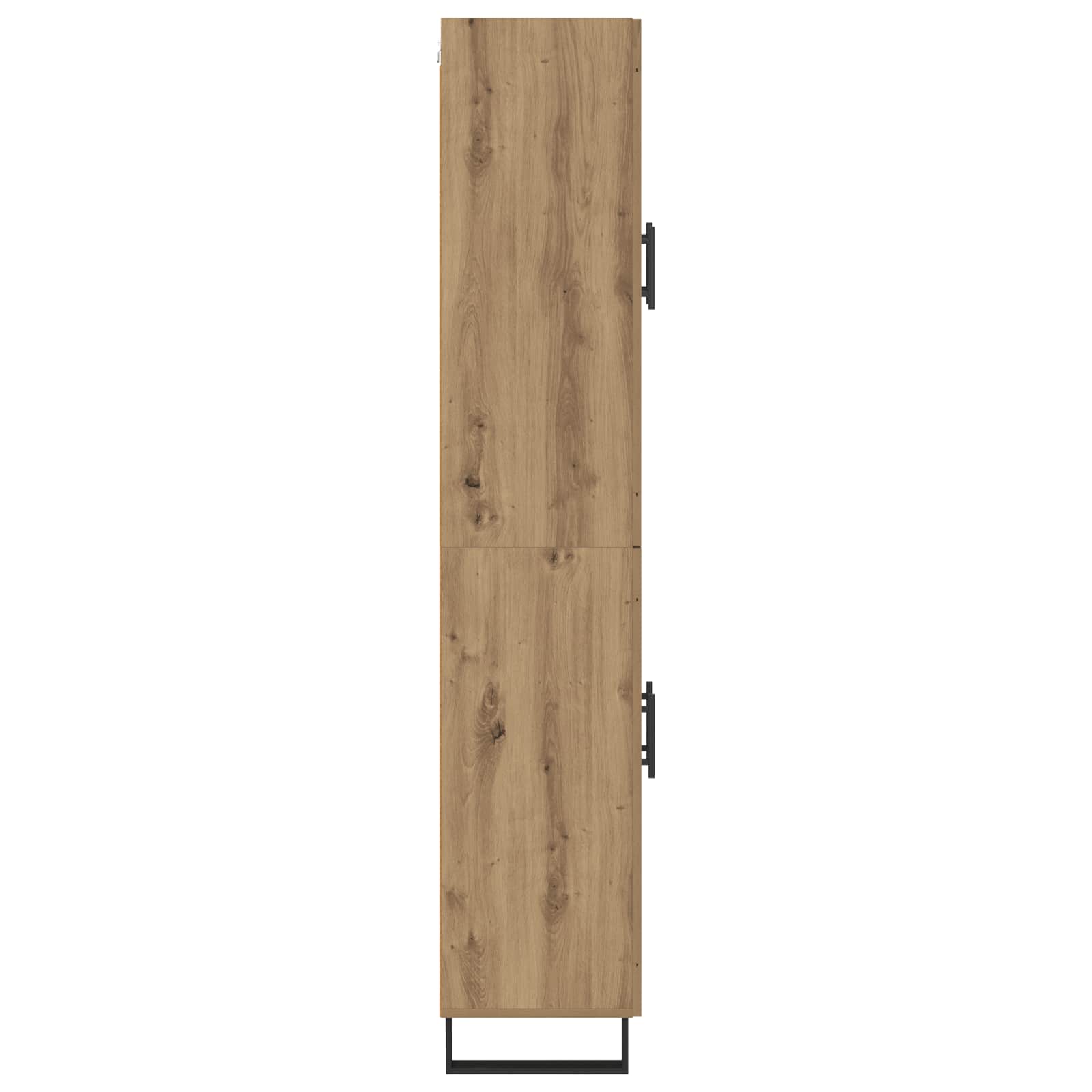 Highboard 2 pcs Umjetnički hrast Konstruirano drvo