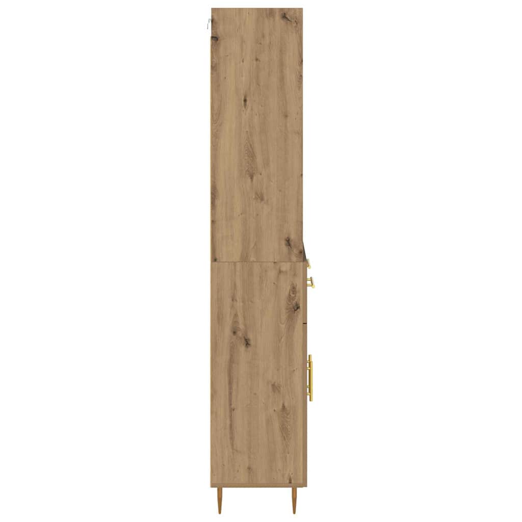 Highboard Umjetnički hrast 69,5 x 34 x 180 cm Konstruirano drvo
