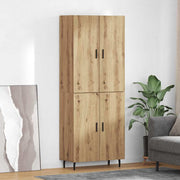 Highboard 2 kom. Umjetnički hrast 69,5 x 34 x 180 cm