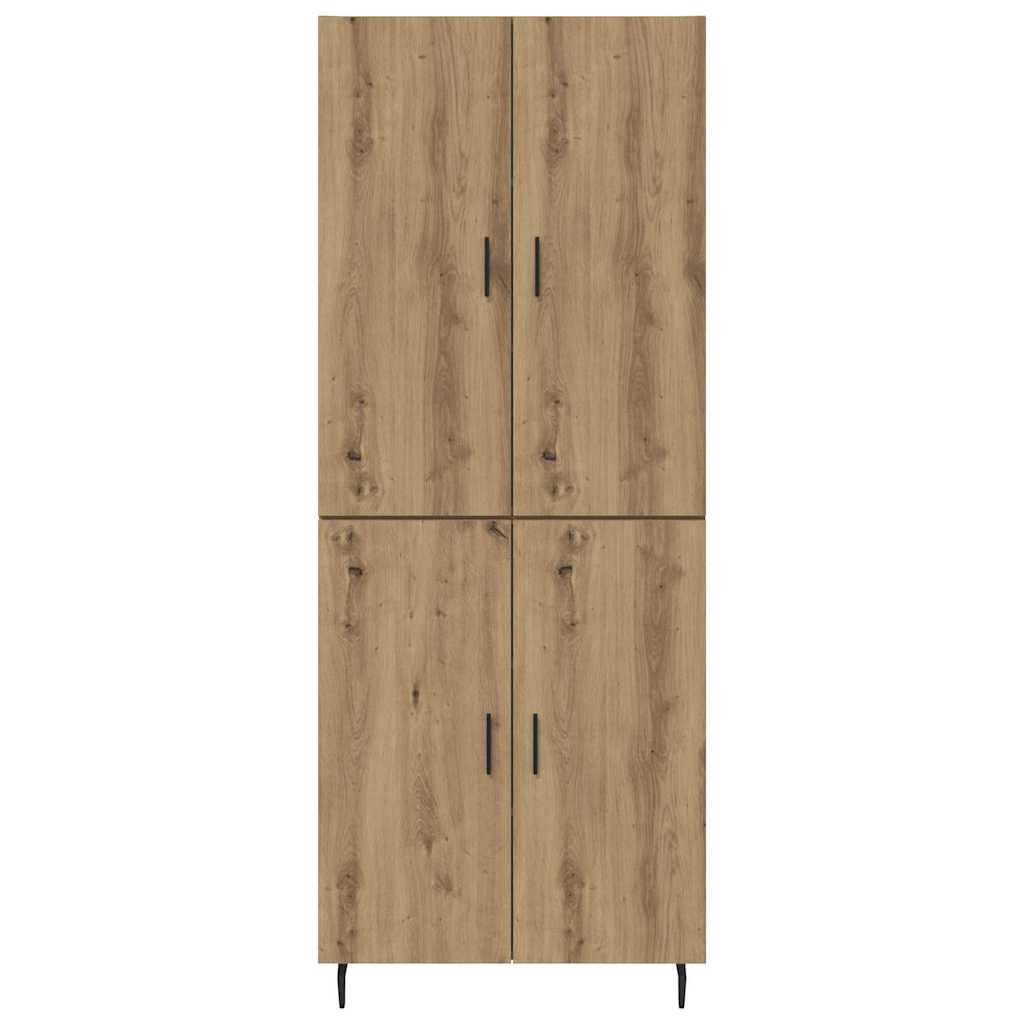 Highboard 2 kom. Umjetnički hrast 69,5 x 34 x 180 cm