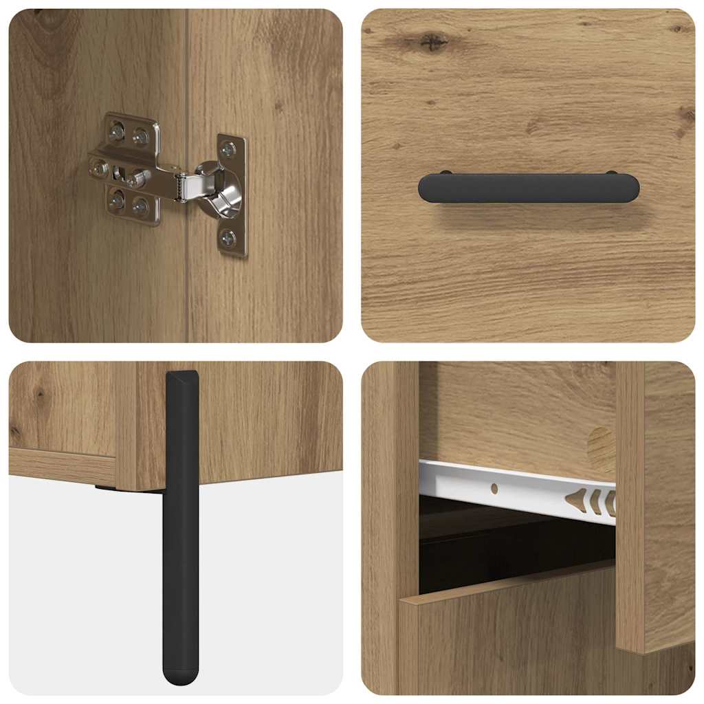 Highboard Umjetnički hrast 69,5 x 34 x 180 cm Konstruirano drvo