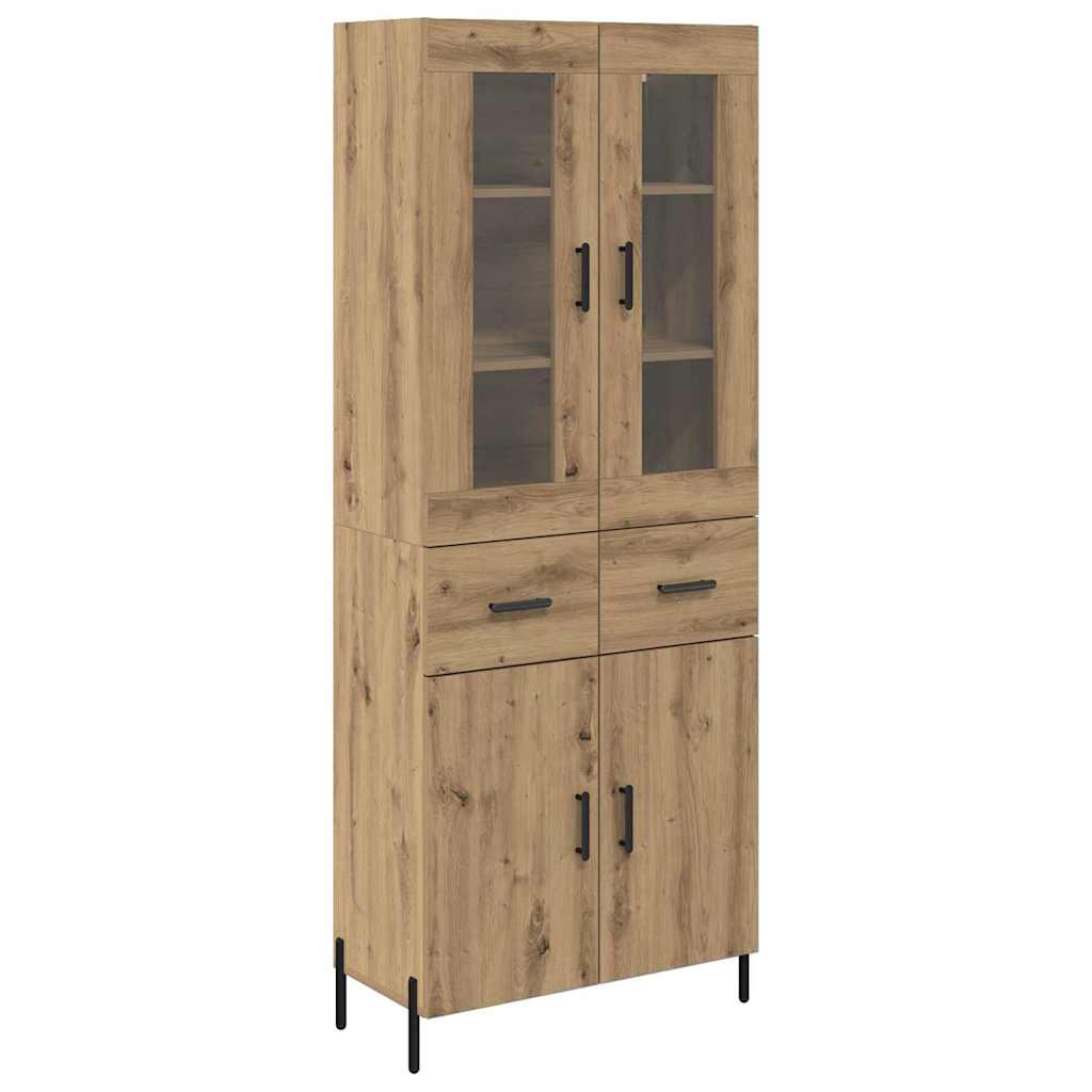 Highboard Umjetnički hrast 69,5 x 34 x 180 cm Konstruirano drvo