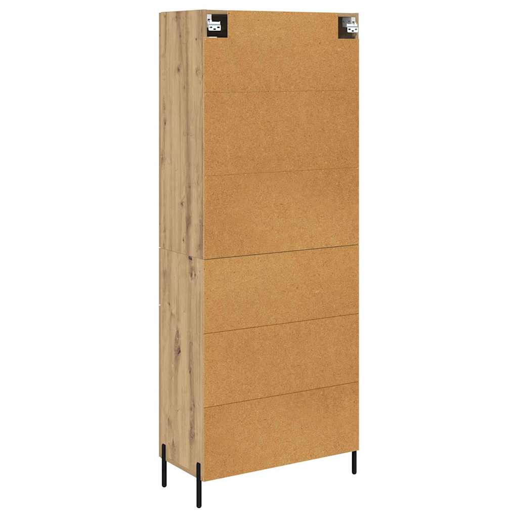 Highboard Umjetnički hrast 69,5 x 34 x 180 cm Konstruirano drvo