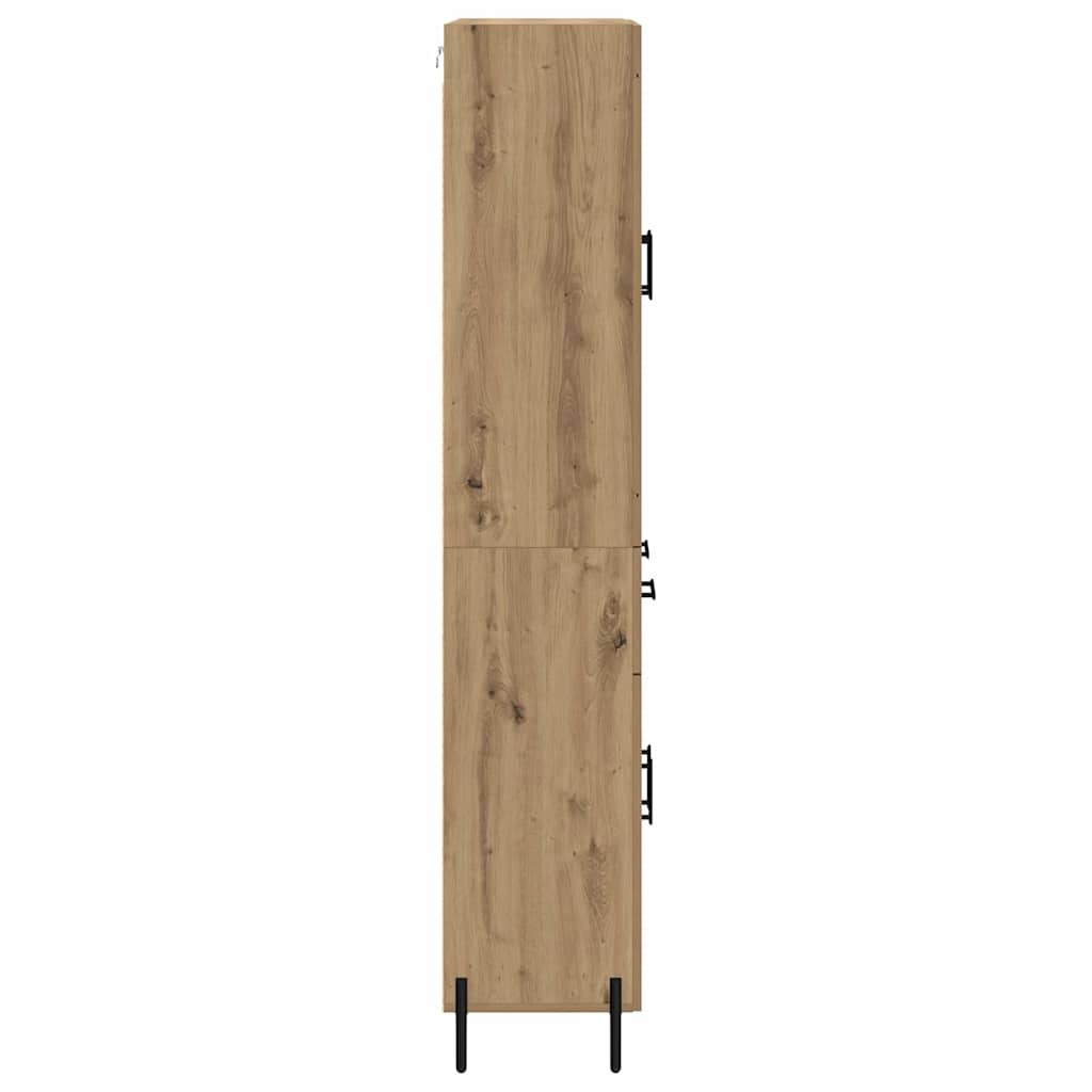 Highboard Umjetnički hrast 69,5 x 34 x 180 cm Konstruirano drvo