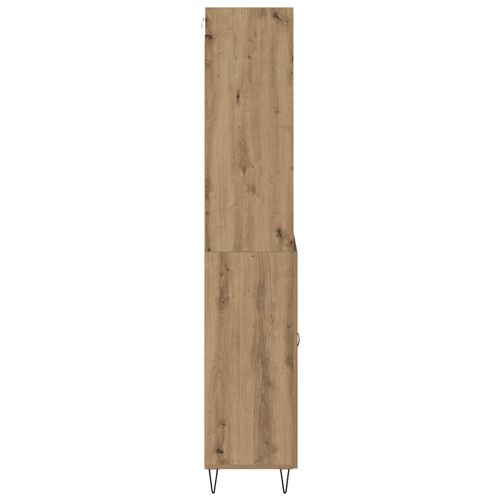 Highboard s ladicama 2 pcs Umjetnički hrast Konstruirano drvo