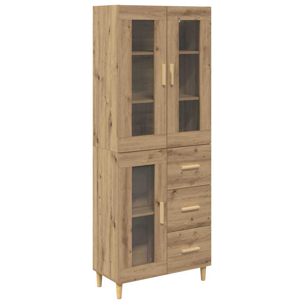 Highboard Umjetnički hrast 69,5 x 34 x 180 cm Konstruirano drvo