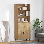 Highboard s ladicama Umjetnički hrast 69,5 x 34 x 180 cm