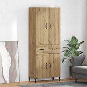 Highboard Umjetnički hrast 69,5 x 34 x 180 cm Konstruirano drvo