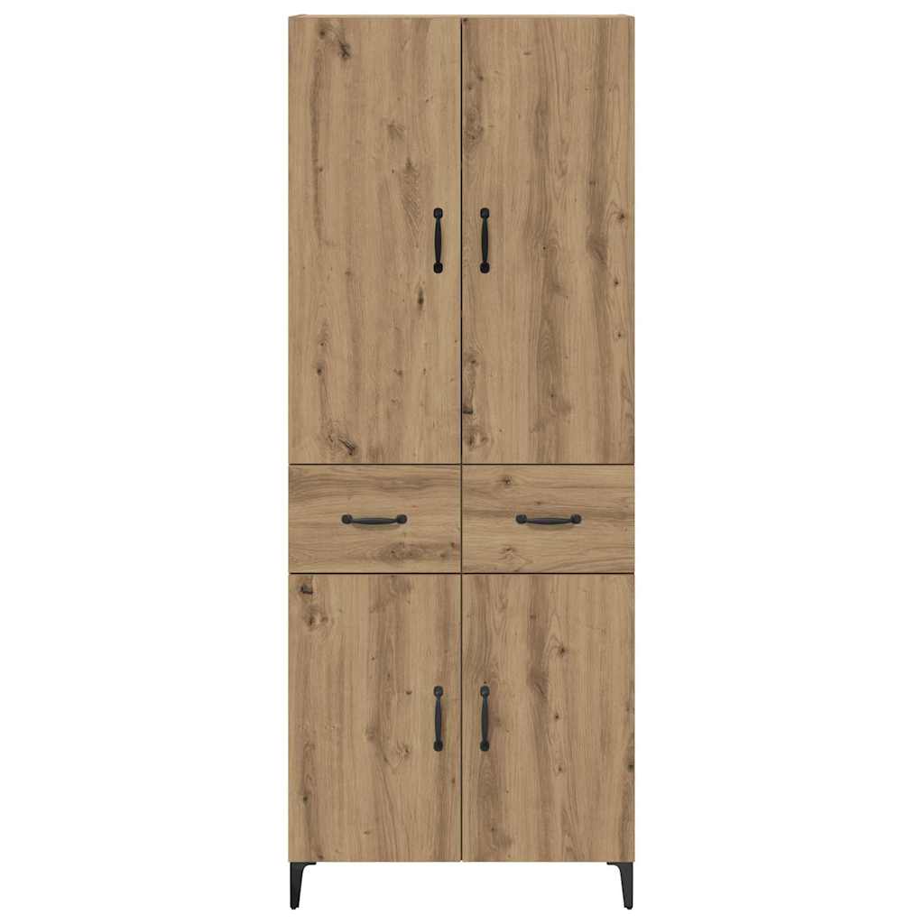 Highboard Umjetnički hrast 69,5 x 34 x 180 cm Konstruirano drvo