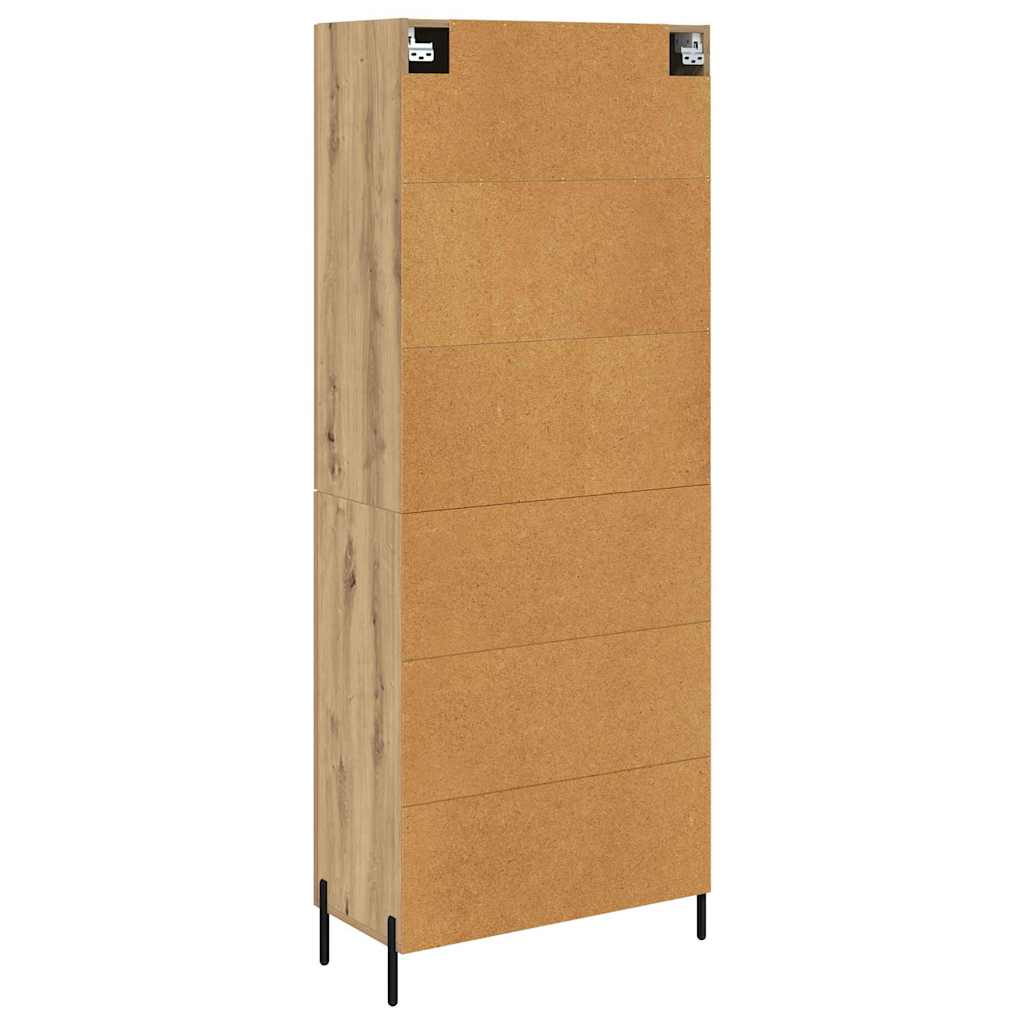 Highboard Umjetnički hrast 69,5 x 34 x 180 cm Konstruirano drvo