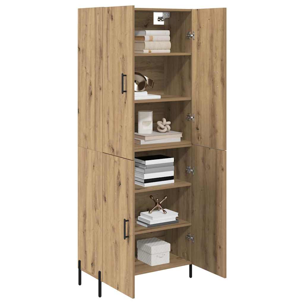 Highboard Umjetnički hrast 69,5 x 34 x 180 cm Konstruirano drvo