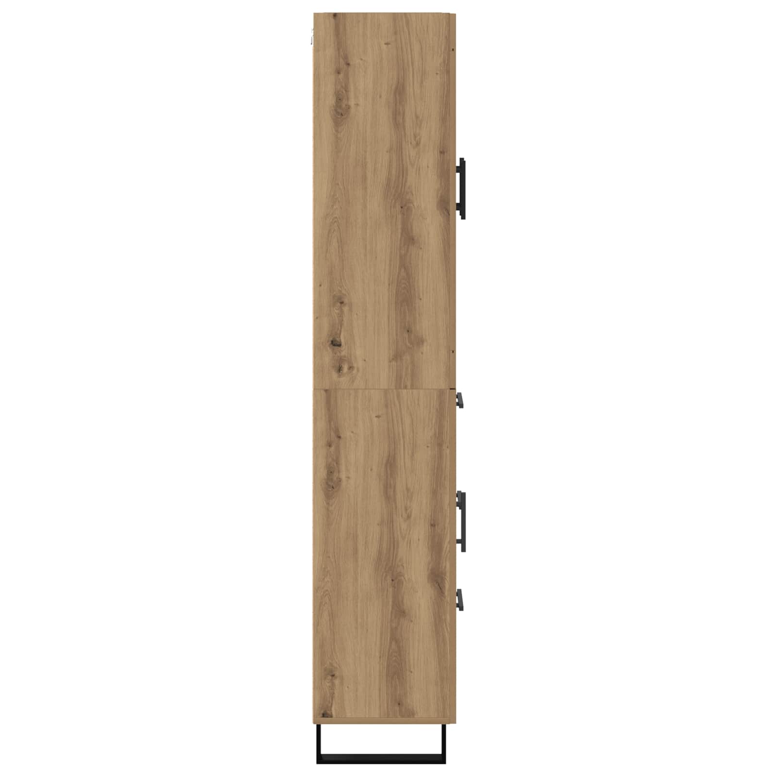 Highboard s ladicama 2 pcs Umjetnički hrast Konstruirano drvo