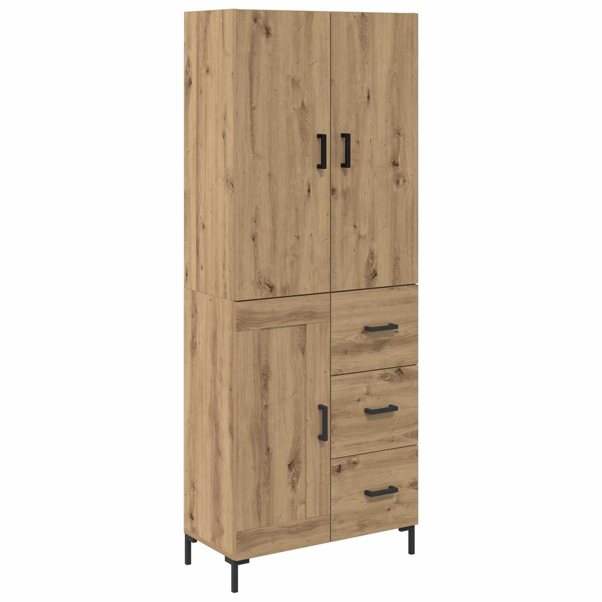 Highboard Umjetnički hrast 69,5 x 34 x 180 cm Konstruirano drvo