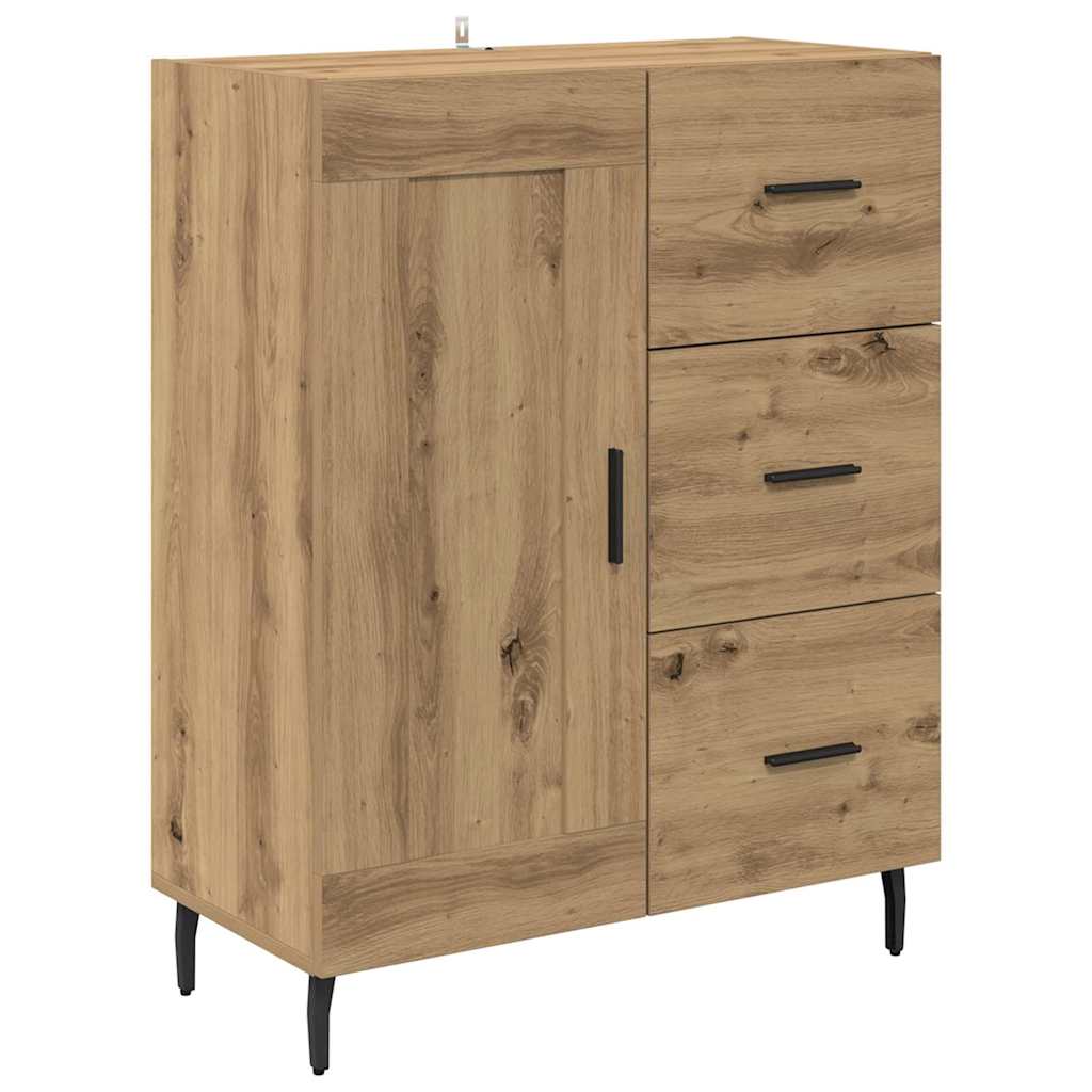 Highboard s ladicama Umjetnički hrast 69,5 x 34 x 180 cm