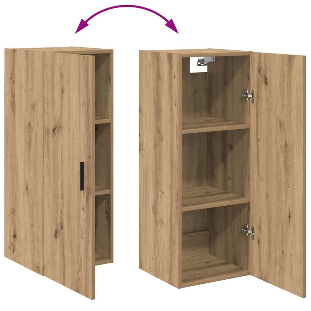 Highboard Umjetnički hrast 34,5 x 34 x 180 cm Konstruirano drvo