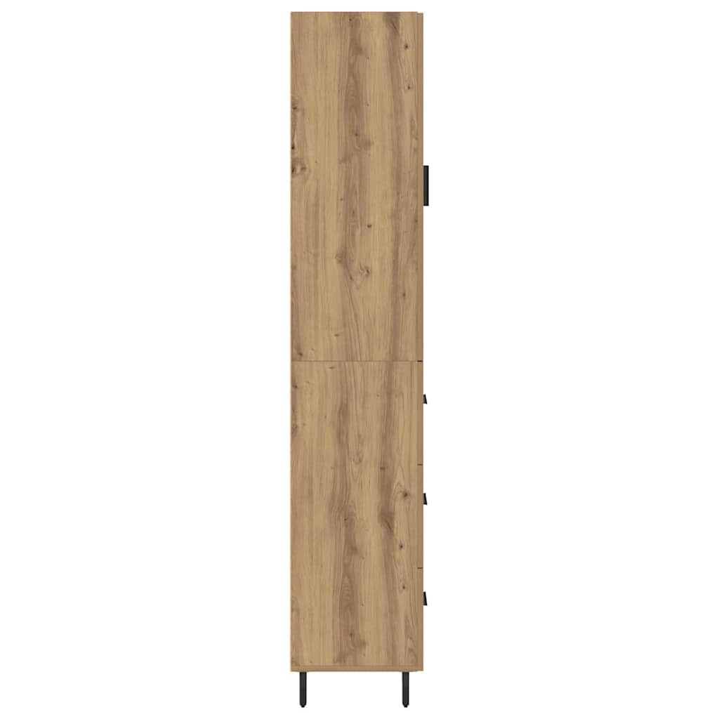 Highboard Umjetnički hrast 34,5 x 34 x 180 cm Konstruirano drvo