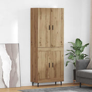 Highboard 2 kom. Umjetnički hrast 69,5 x 34 x 180 cm