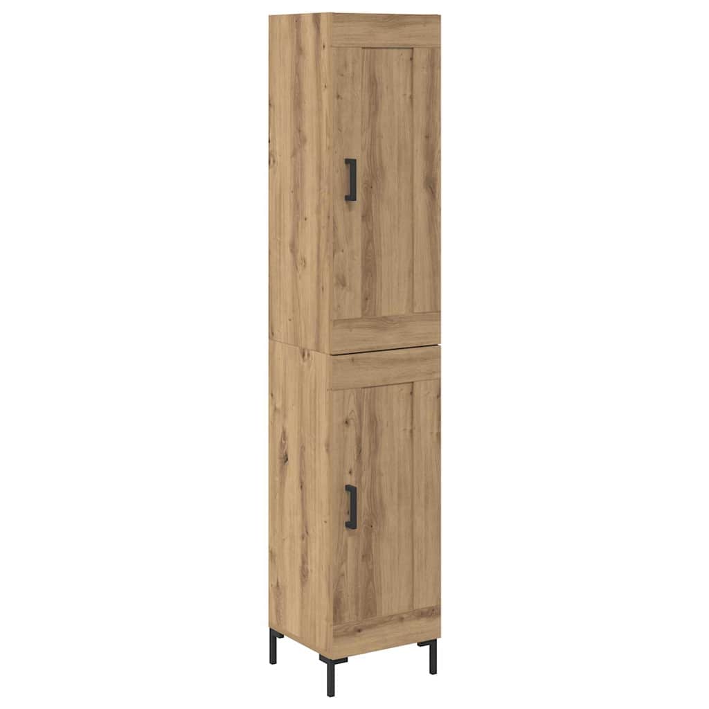 Highboard Umjetnički hrast 34,5 x 34 x 180 cm Konstruirano drvo
