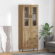 Highboard 2 pcs Umjetnički hrast 69,5 x 34 x 180 cm