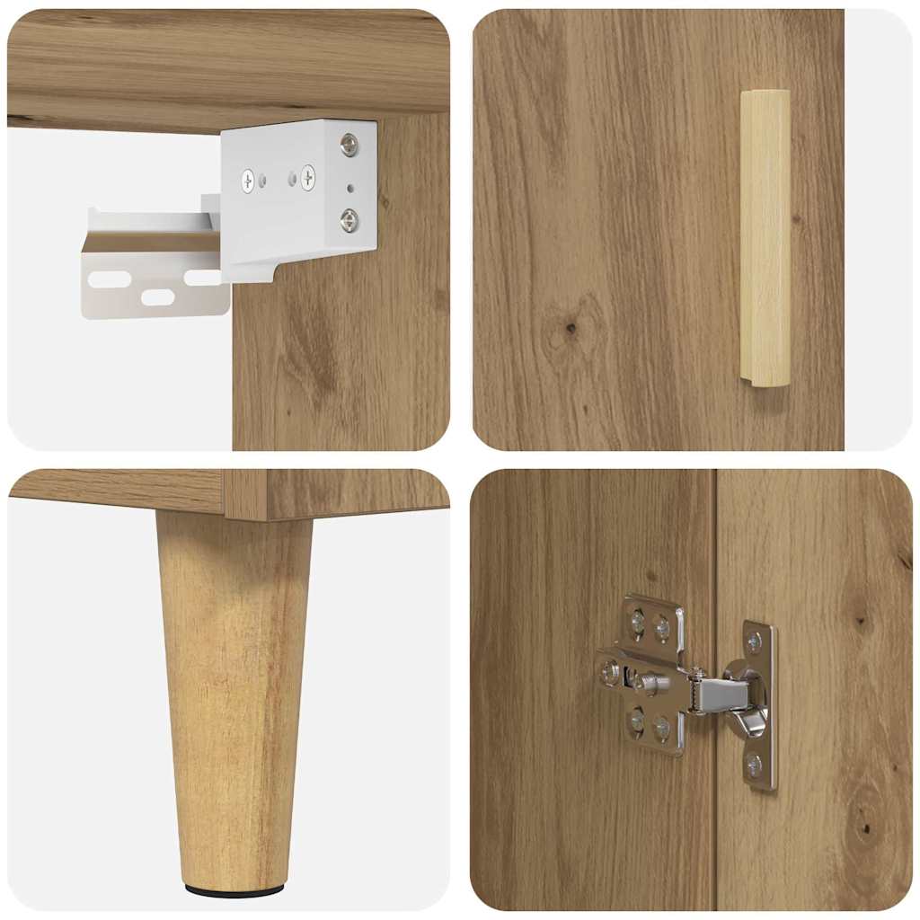 Highboard Umjetnički hrast 69,5 x 34 x 180 cm