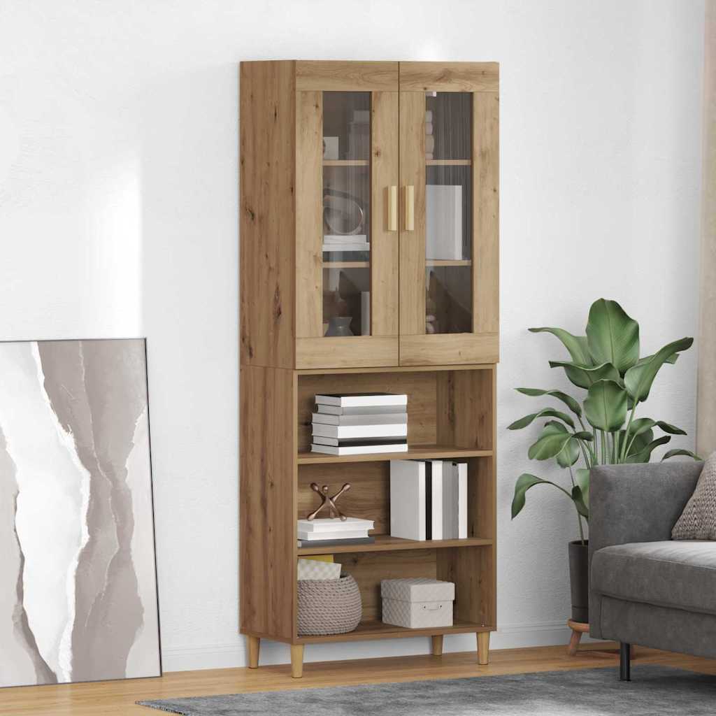 Highboard Umjetnički hrast 69,5 x 34 x 180 cm