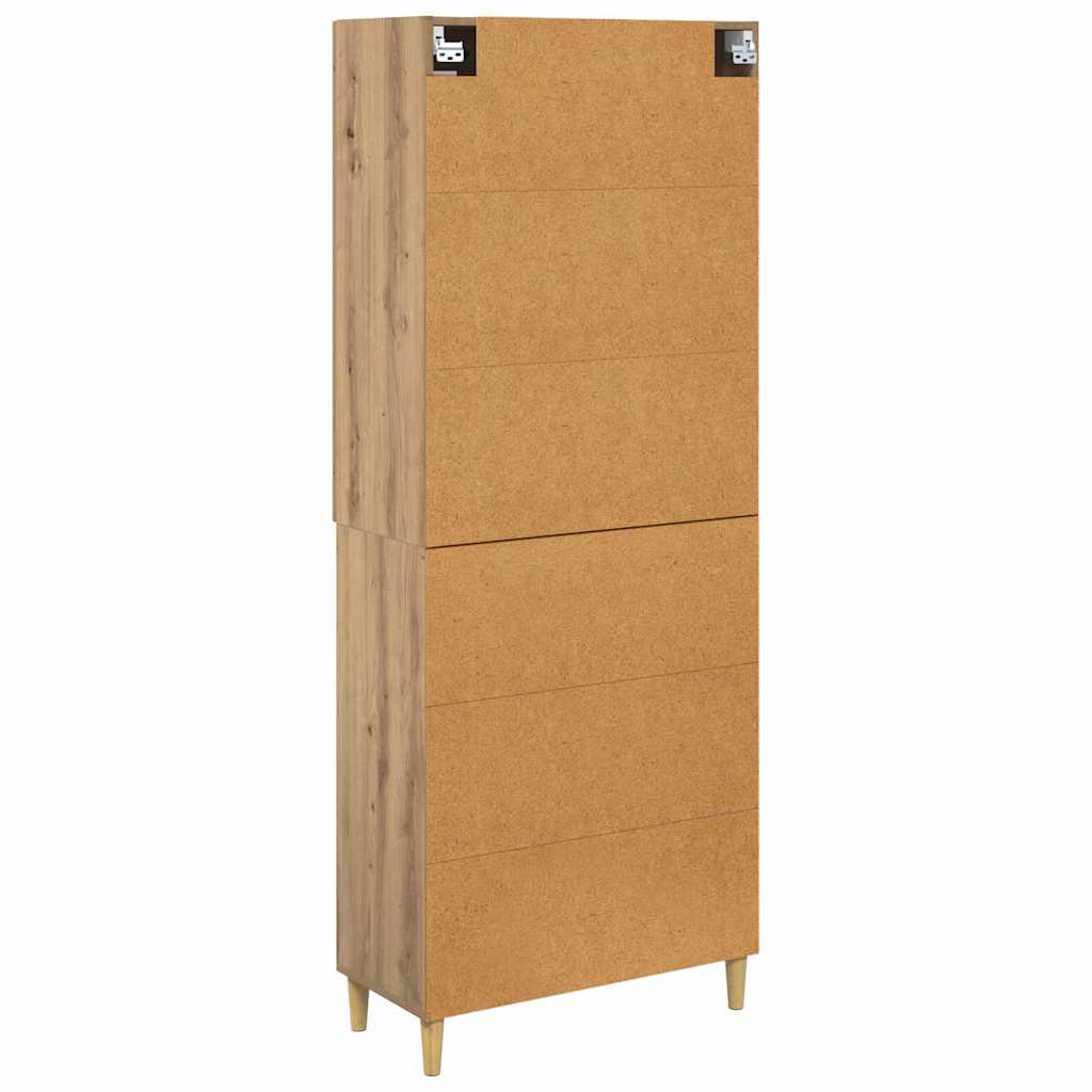 Highboard Umjetnički hrast 69,5 x 34 x 180 cm