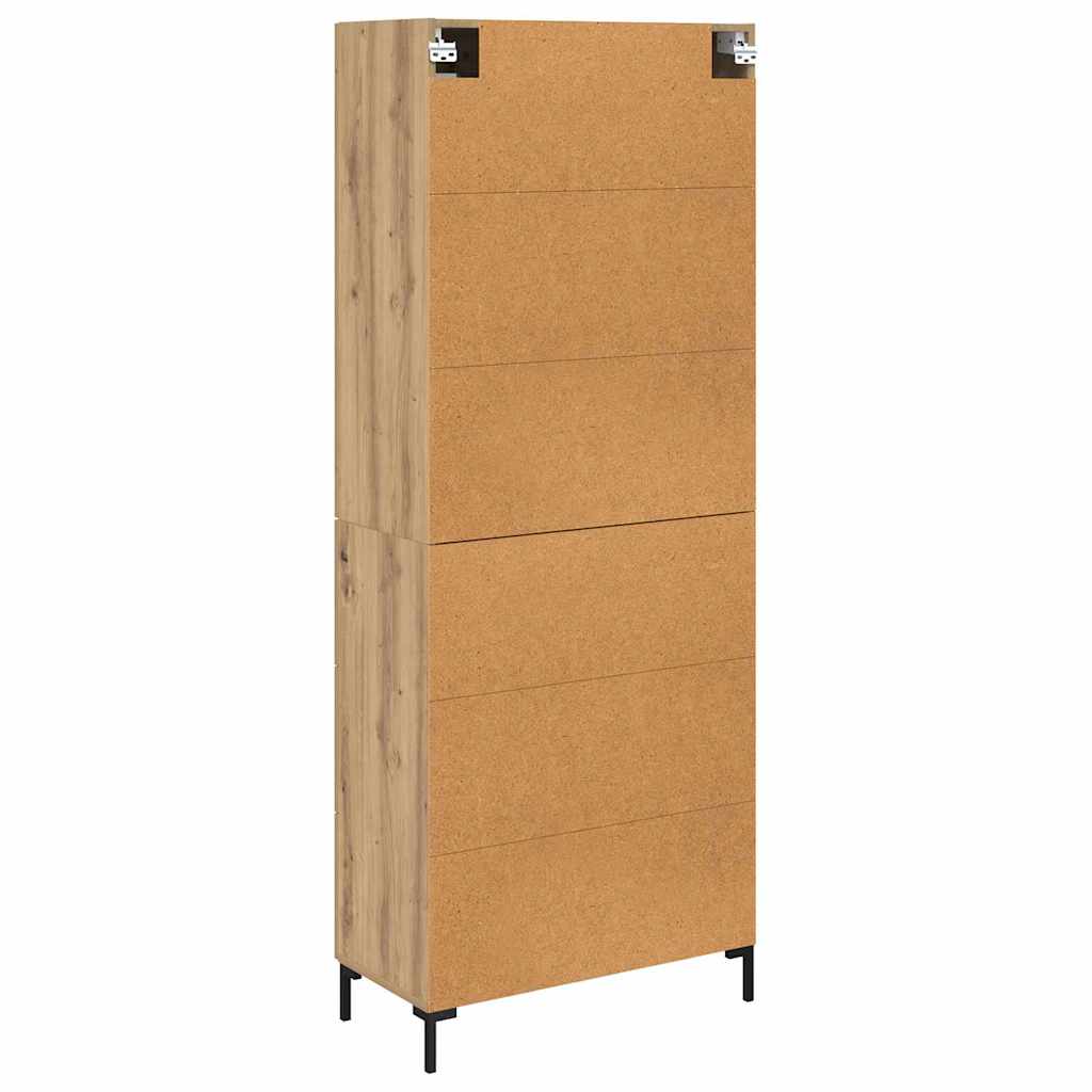 Highboard 2 pcs Umjetnički hrast 69,5 x 34 x 180 cm