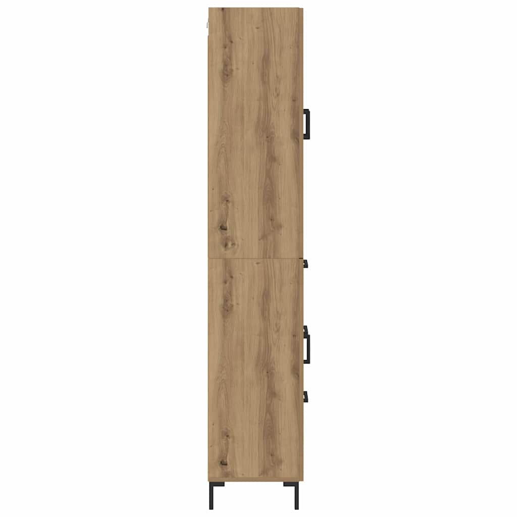 Highboard s ladicama 2 pcs Umjetnički hrast Konstruirano drvo