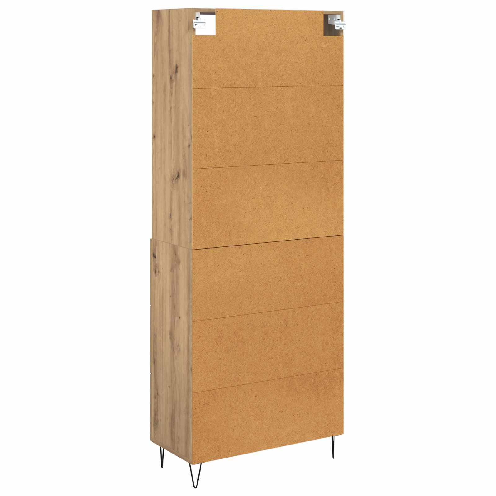 Highboard s ladicama 2 pcs Umjetnički hrast Konstruirano drvo