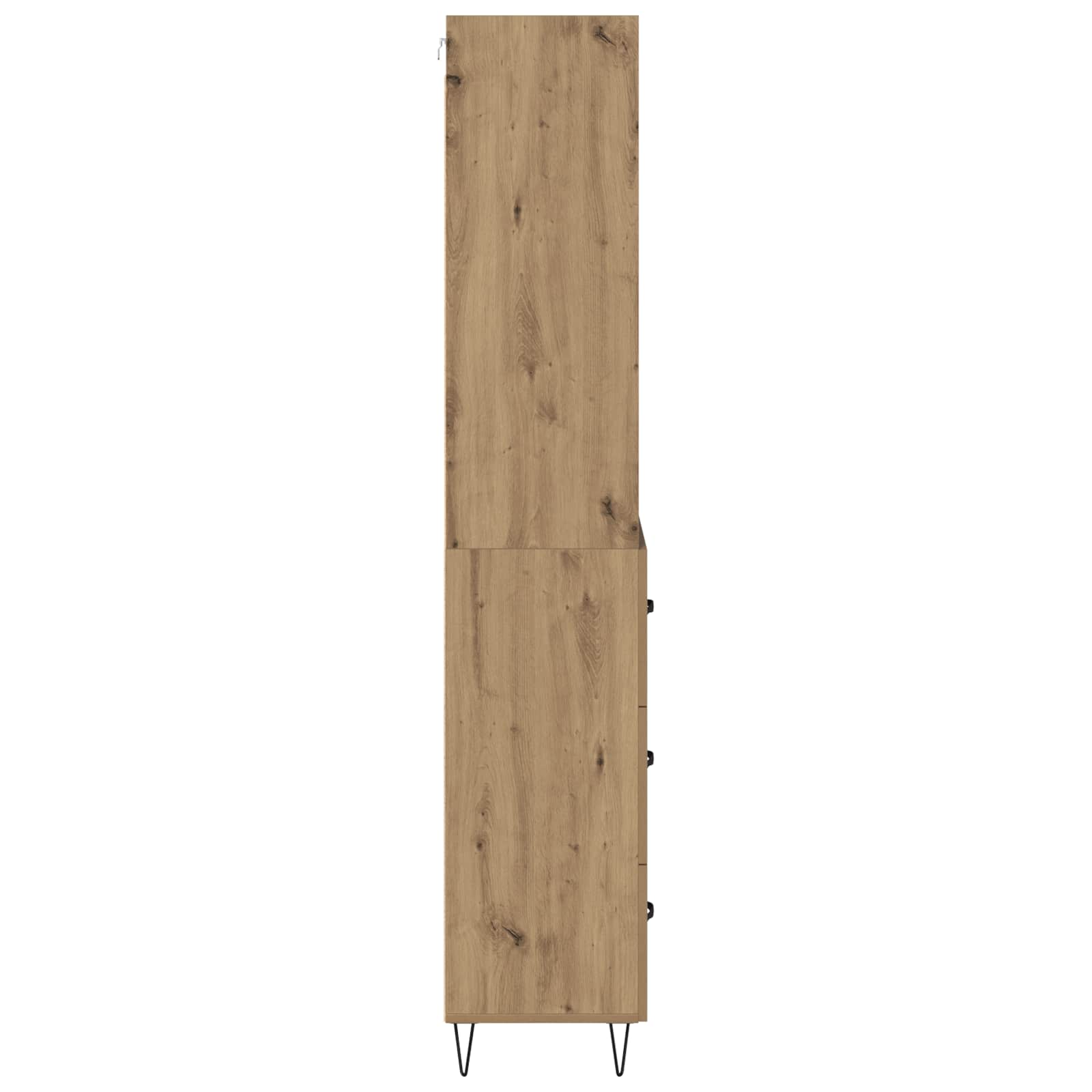 Highboard s ladicama 2 pcs Umjetnički hrast Konstruirano drvo