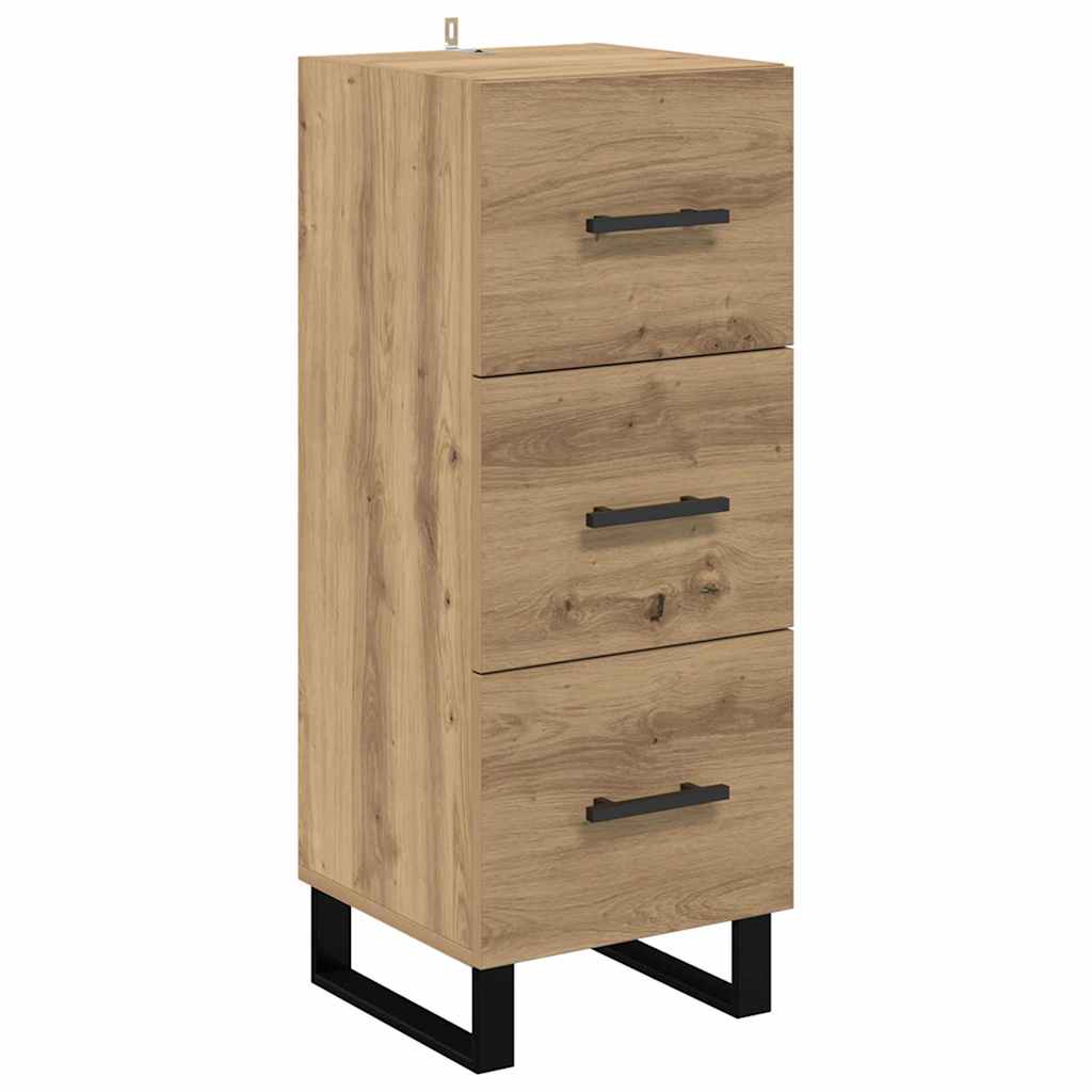 Highboard Umjetnički hrast 34,5 x 34 x 180 cm Konstruirano drvo