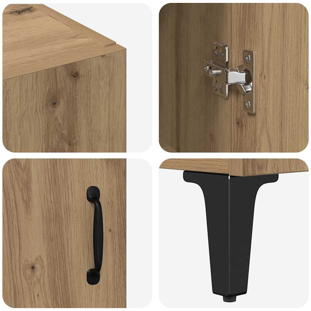 Highboard Umjetnički hrast 69,5 x 34 x 180 cm Konstruirano drvo