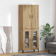 Highboard Umjetnički hrast 69,5 x 34 x 180 cm Konstruirano drvo