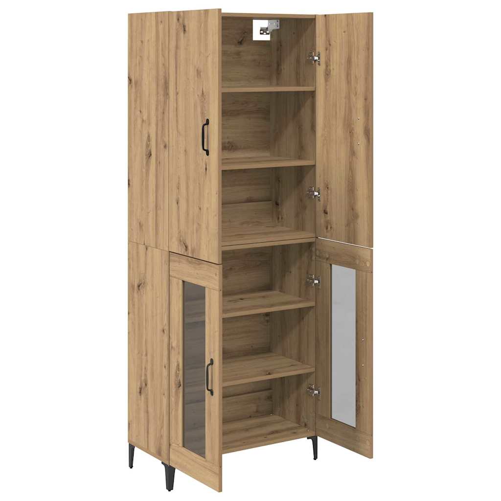 Highboard Umjetnički hrast 69,5 x 34 x 180 cm Konstruirano drvo