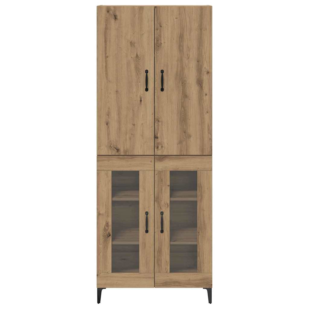 Highboard Umjetnički hrast 69,5 x 34 x 180 cm Konstruirano drvo