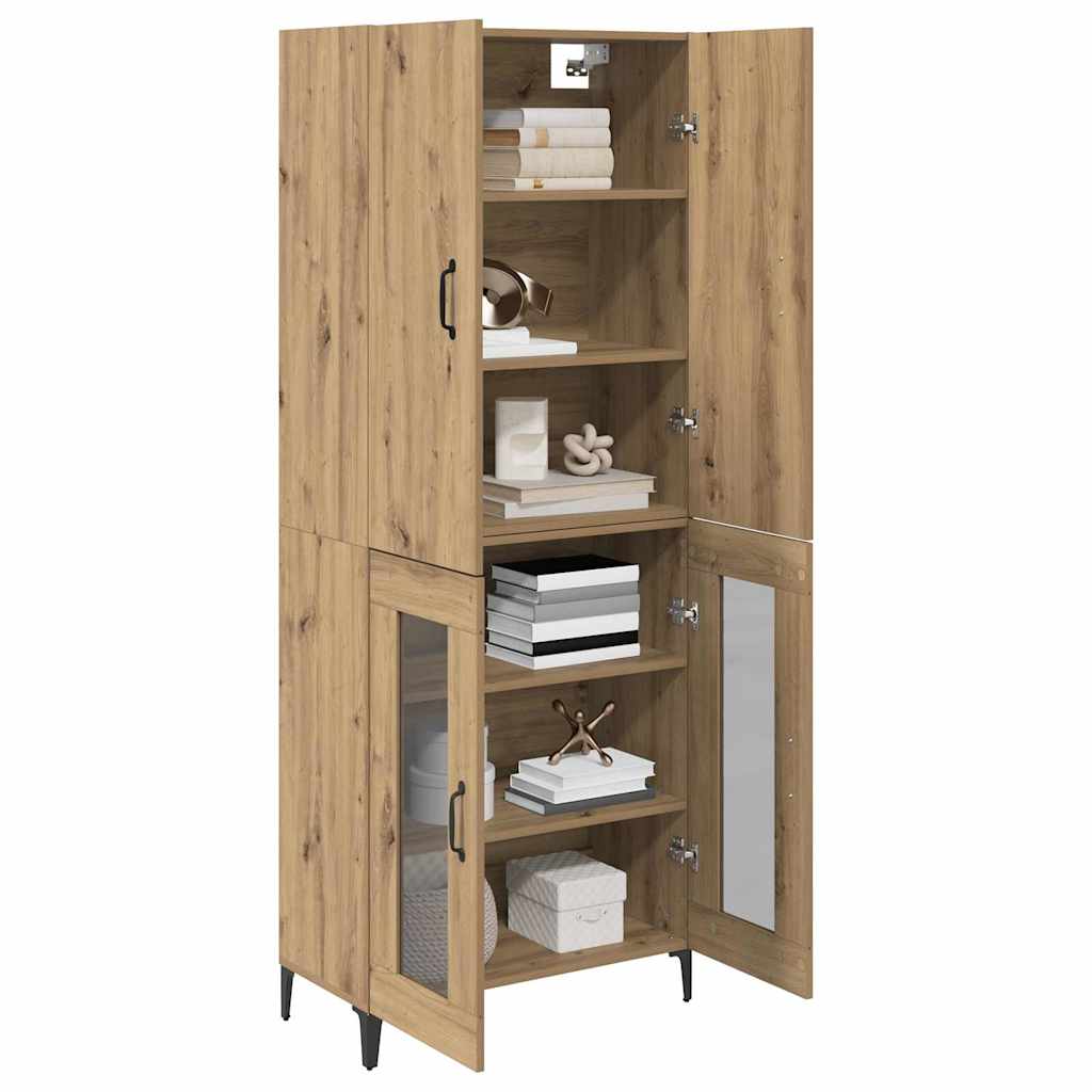 Highboard Umjetnički hrast 69,5 x 34 x 180 cm Konstruirano drvo