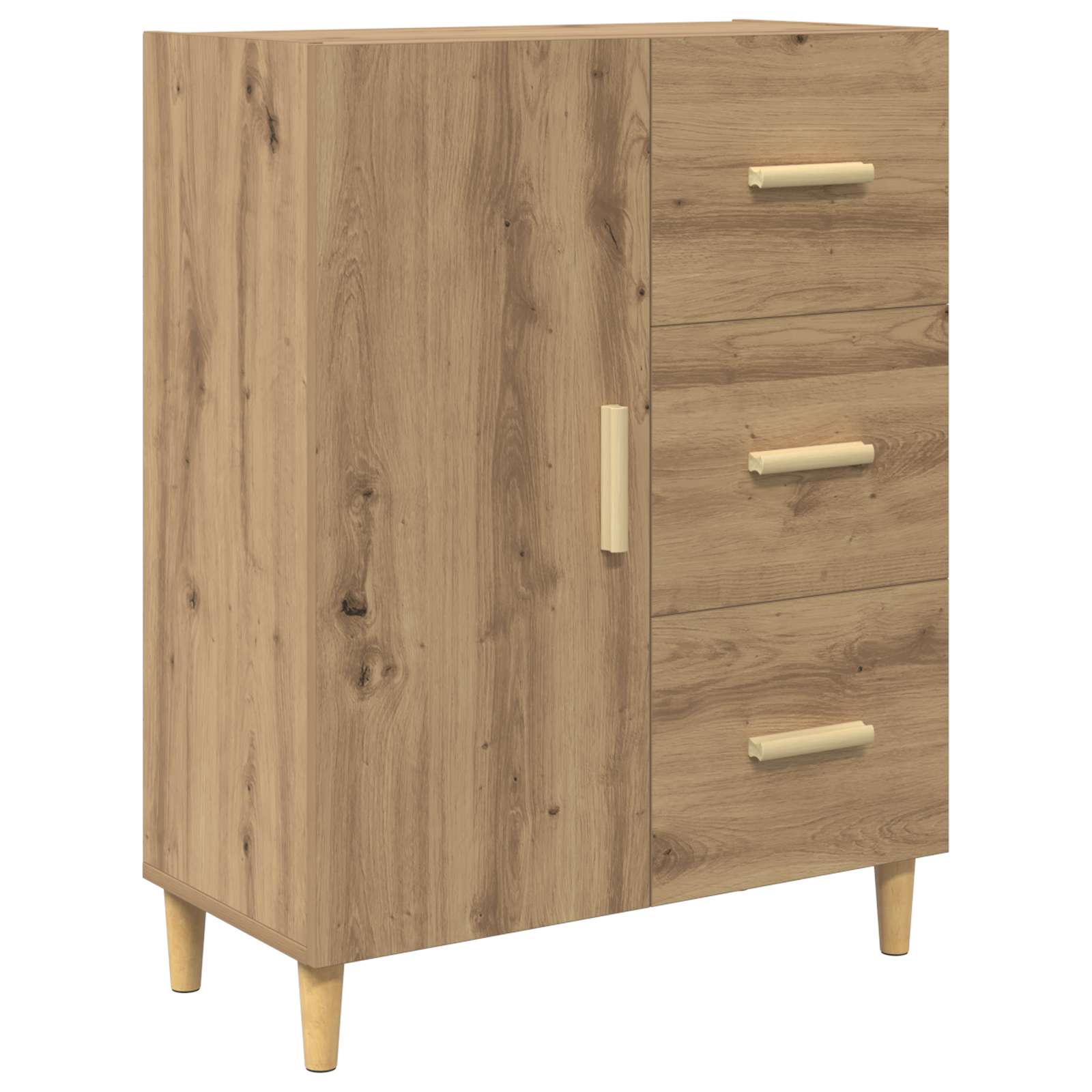 Highboard s ladicama Umjetnički hrast 69,5 x 32,5 x 180 cm