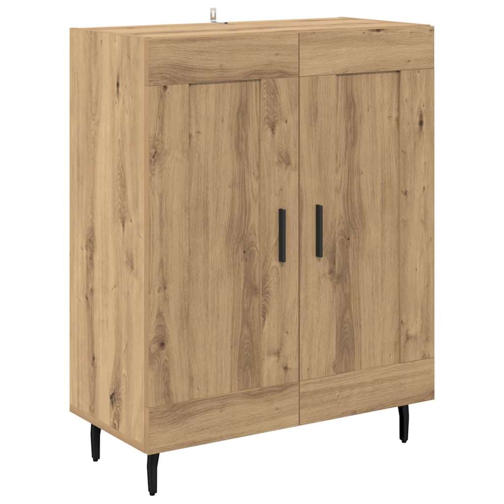 Highboard 2 pcs Umjetnički hrast Konstruirano drvo