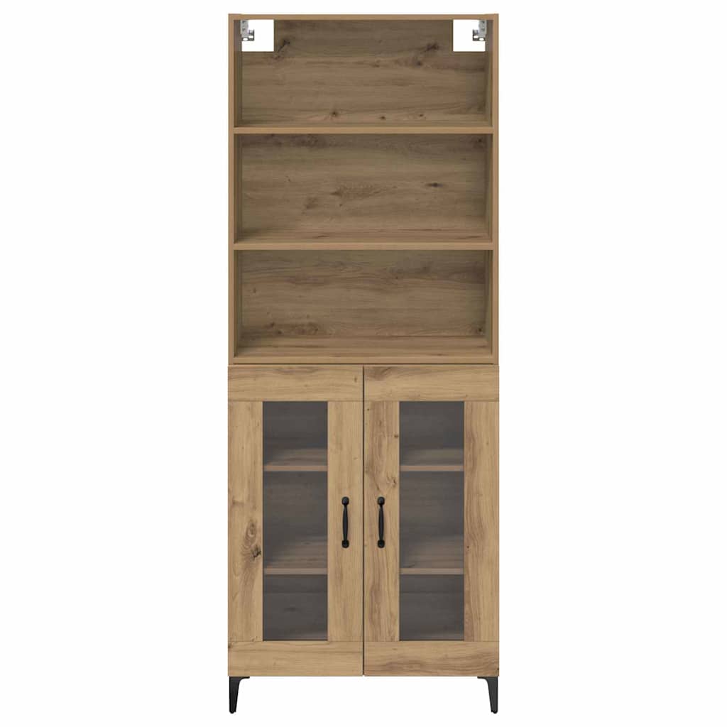 Highboard Umjetnički hrast 69,5 x 34 x 180 cm Konstruirano drvo
