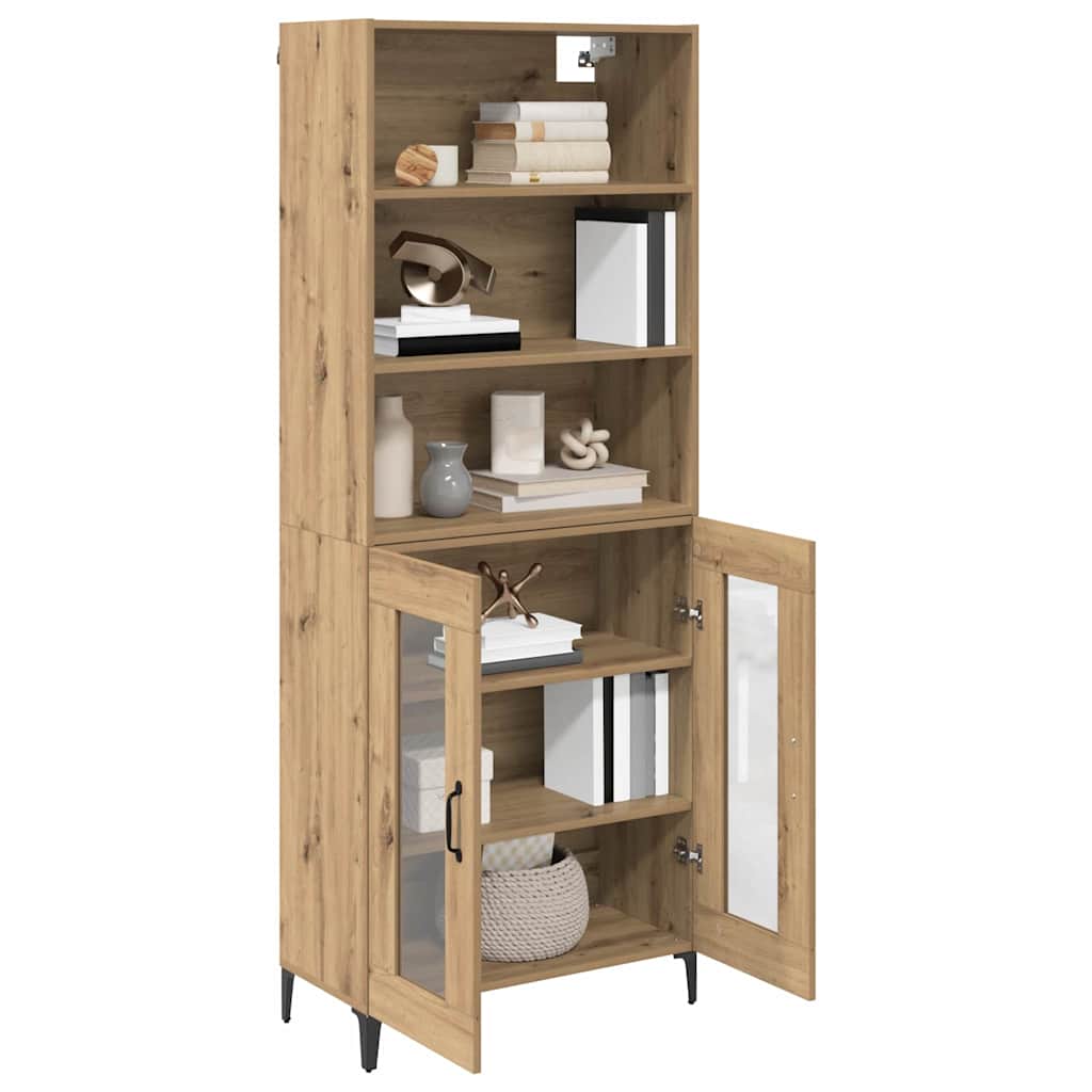 Highboard Umjetnički hrast 69,5 x 34 x 180 cm Konstruirano drvo