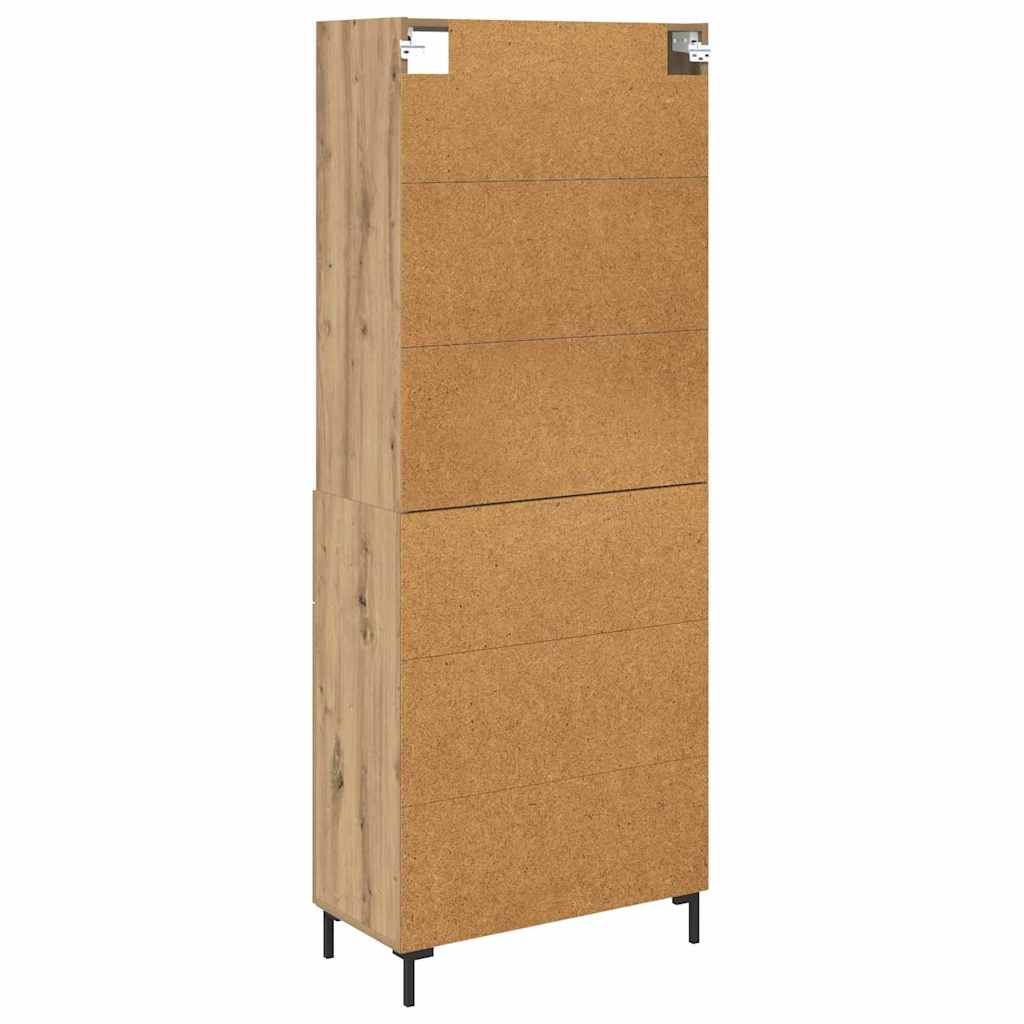 Highboard Umjetnički hrast 69,5 x 34 x 180 cm Konstruirano drvo